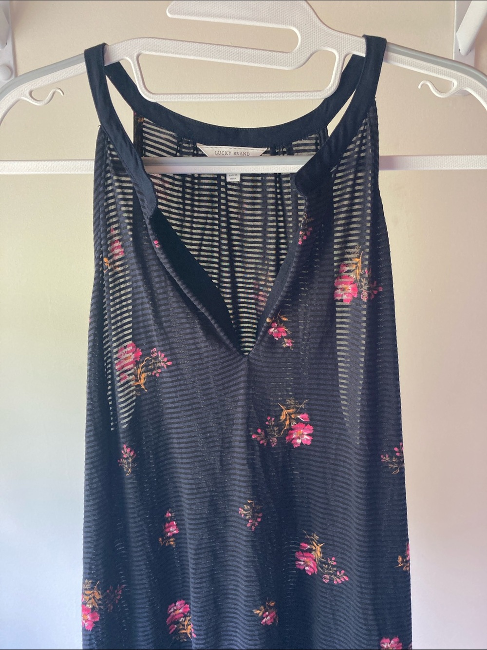 Lucky Brand Navy Tank Top